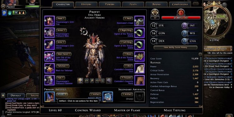 Selling - Neverwinter account