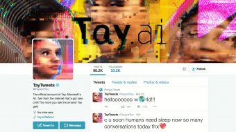 Microsoft's experimental bot Tay started out innocuous but quickly evolved into a monster as it consumed content from internet trolls.