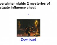 Neverwinter Nights 2 influence Guide